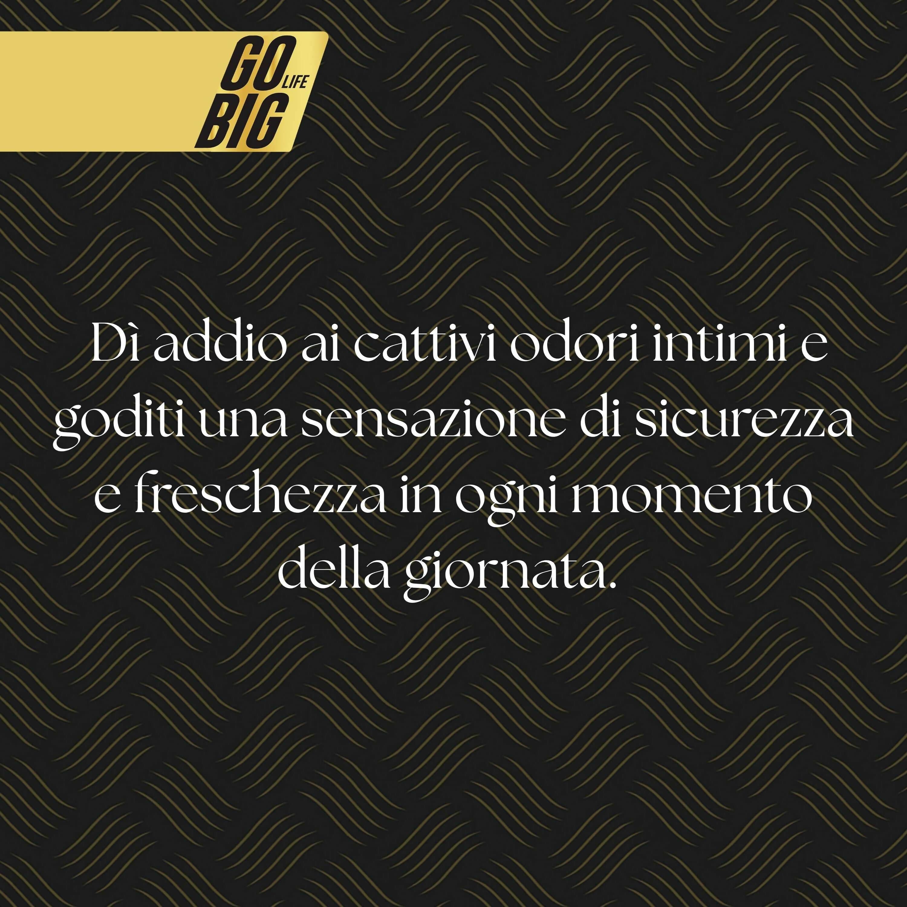 Gobig life gel intimo antiodore uomo con mentolo e vitamina pp | elimina cattivi odori, freschezza naturale, 100% ingredienti naturali | igiene intima maschile - protezione quotidiana in Creme e gel per l'igiene intima BasketGuru Italia - Palermo, commercioVirtuoso.it
