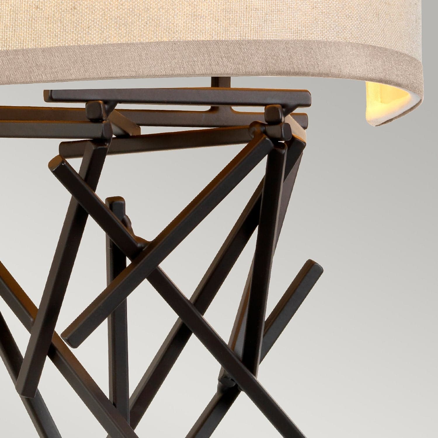 Applique Contemporanea Taiko Acciaio Bronzo Antico 2 Luci E14 in Applique LuceArt - Montecorvino Pugliano, commercioVirtuoso.it