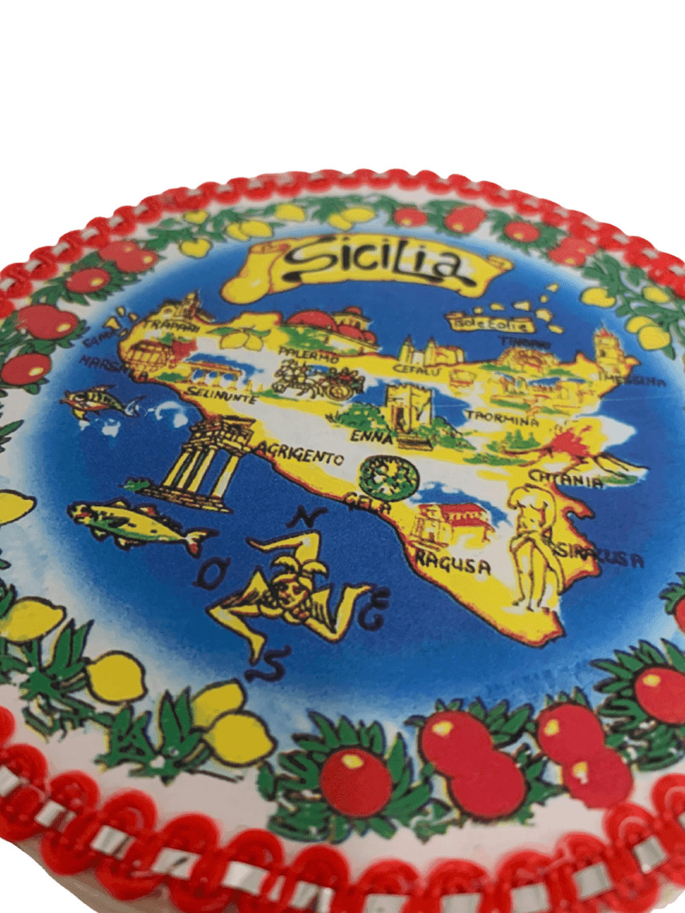 Tamburello Siciliano in Legno realizzato a Mano in Tamburelli Tesori Di Sicilia - Nicosia, commercioVirtuoso.it