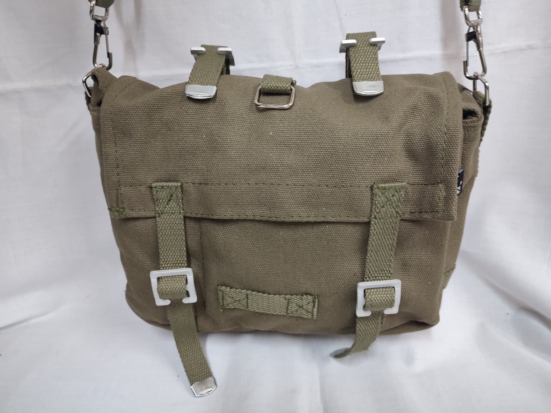 Borsa Tascapane mini verde Stone Wash in Borse a spalla Il Distintivo - Pesaro, commercioVirtuoso.it