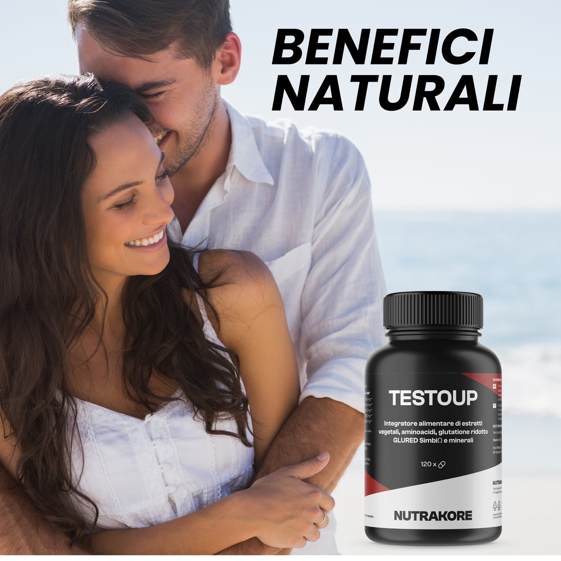 Testosterone uomo TestoUp® in Maca Natugea - Pavia, commercioVirtuoso.it