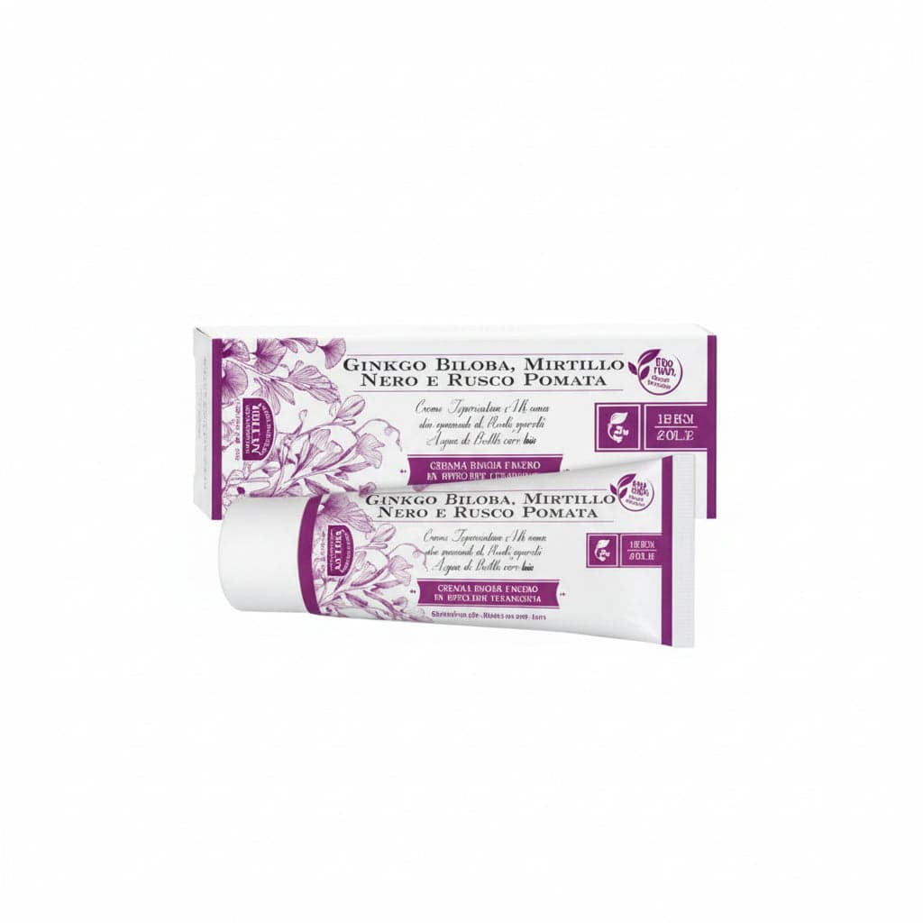 Helan, I Rimedi, Pomata Ginkgo Biloba, Mirtillo Nero E Rusco, Allevia fastidi circolatori, 75 ml