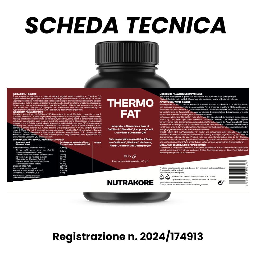 Termogenico THERMOFAT® in Bruciatori di grasso Natugea - Pavia, commercioVirtuoso.it