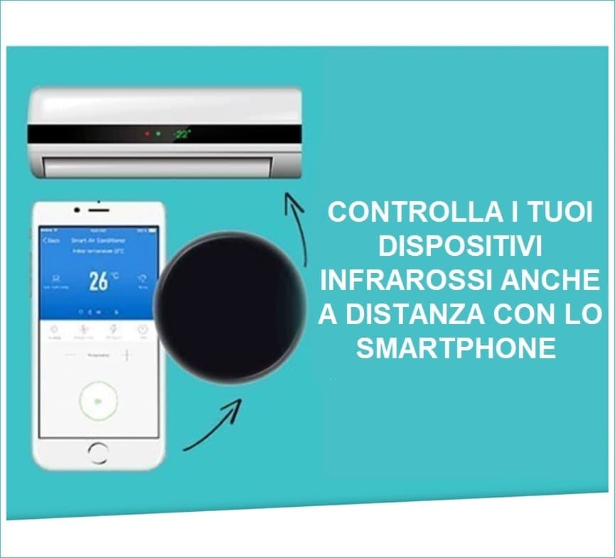 Telecomando universale Wi-Fi a Infrarossi con comando da Smartphone e Vocale HOMCLOUD in Telecomandi DFP Elettronica Store - Scafati, commercioVirtuoso.it