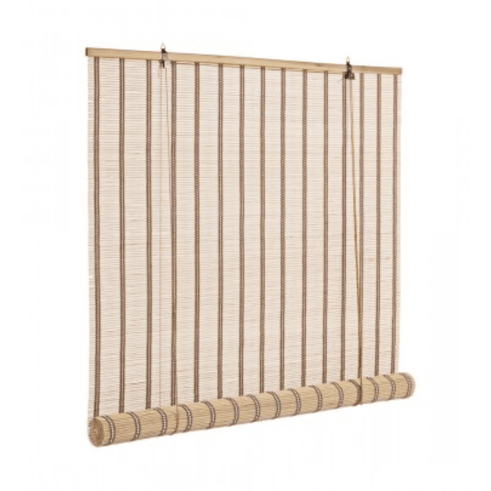 Tenda Tolosa marrone in bamboo, barre in legno e filo di poliestere copertura 75% – Bizzotto Homemotion