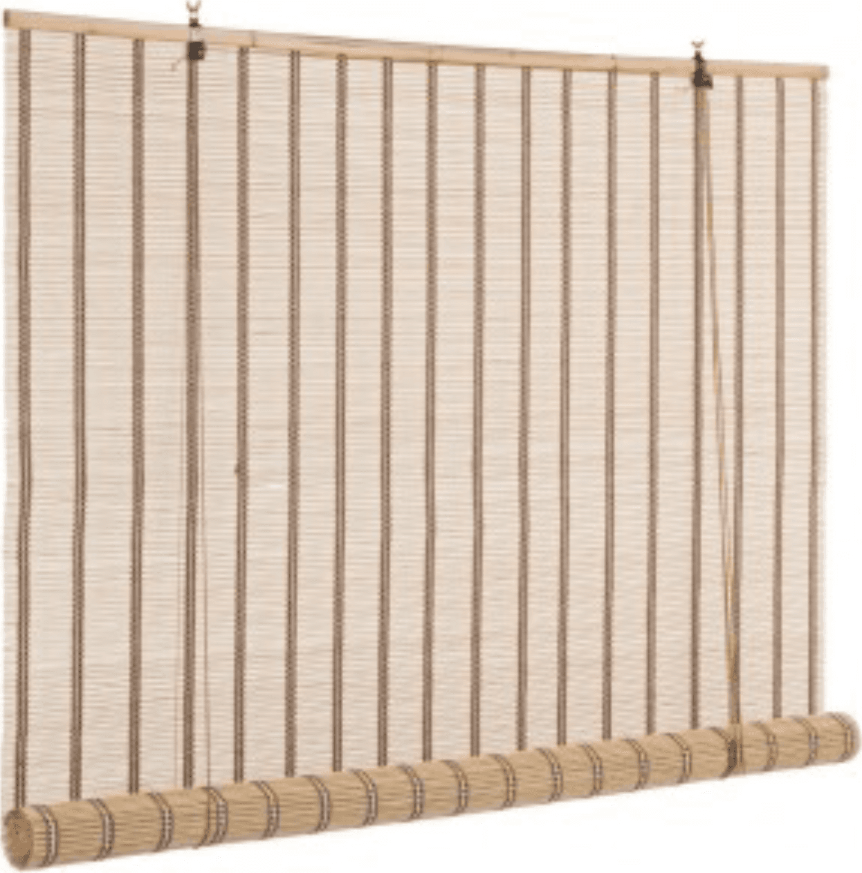 Tenda Tolosa marrone in bamboo, barre in legno e filo di poliestere copertura 75% – Bizzotto Homemotion