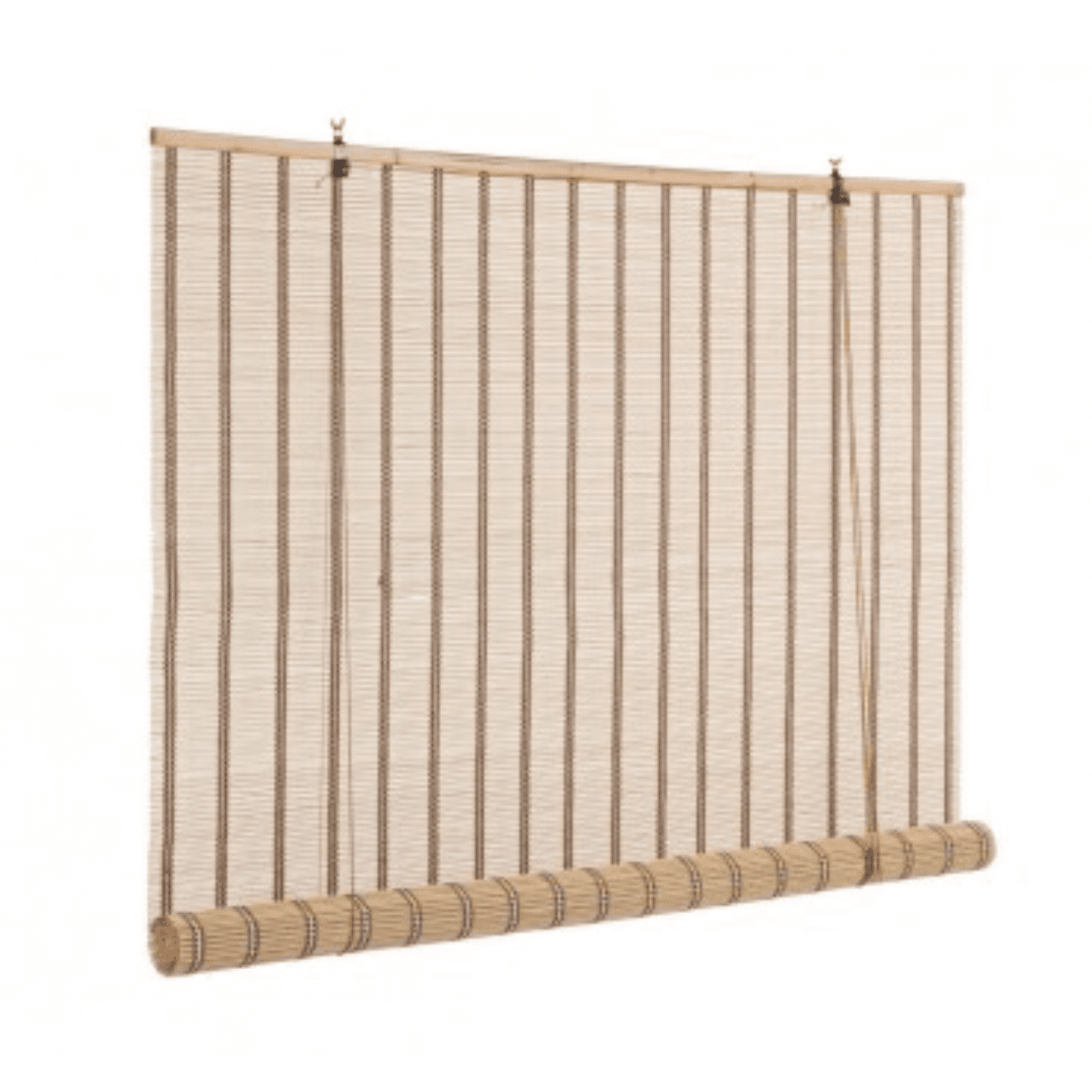 Tenda Tolosa marrone in bamboo, barre in legno e filo di poliestere copertura 75% - 6