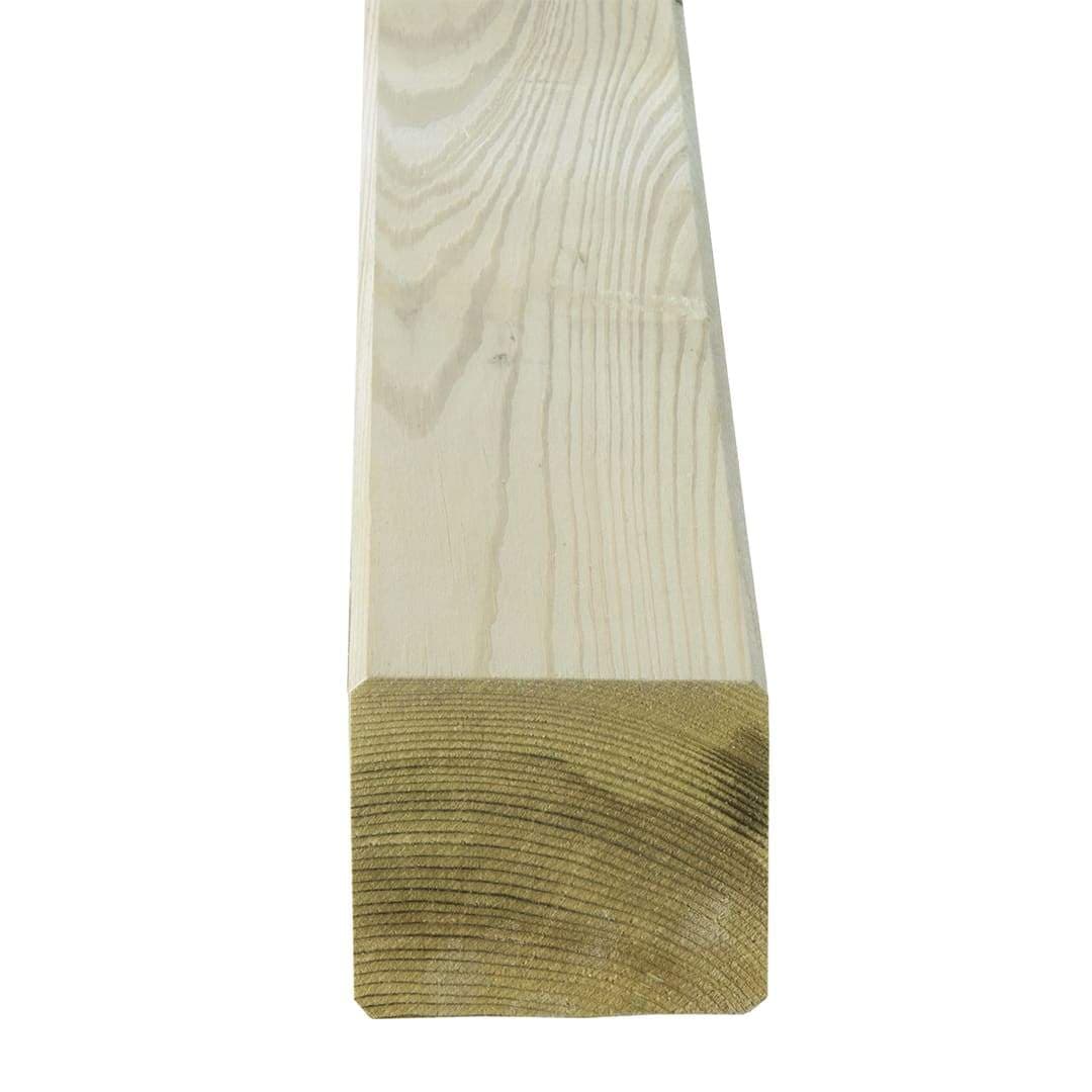 Palo quadrato per pannello grigliato "Lasa" di pino naturale per recinzioni giardino e terrazzo in Recinzioni decorative La Zappa - Altamura, commercioVirtuoso.it