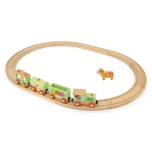 Trenino Fattoria Janod con Circuito Story in Treni e set completi La Casa Del Bebè - Napoli, commercioVirtuoso.it