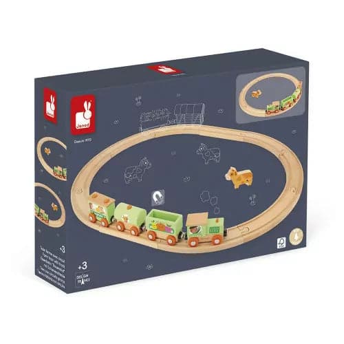 Trenino Fattoria Janod con Circuito Story in Treni e set completi La Casa Del Bebè - Napoli, commercioVirtuoso.it