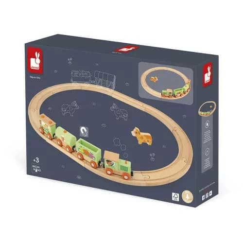 Trenino Fattoria Janod con Circuito Story in Treni e set completi La Casa Del Bebè - Napoli, commercioVirtuoso.it