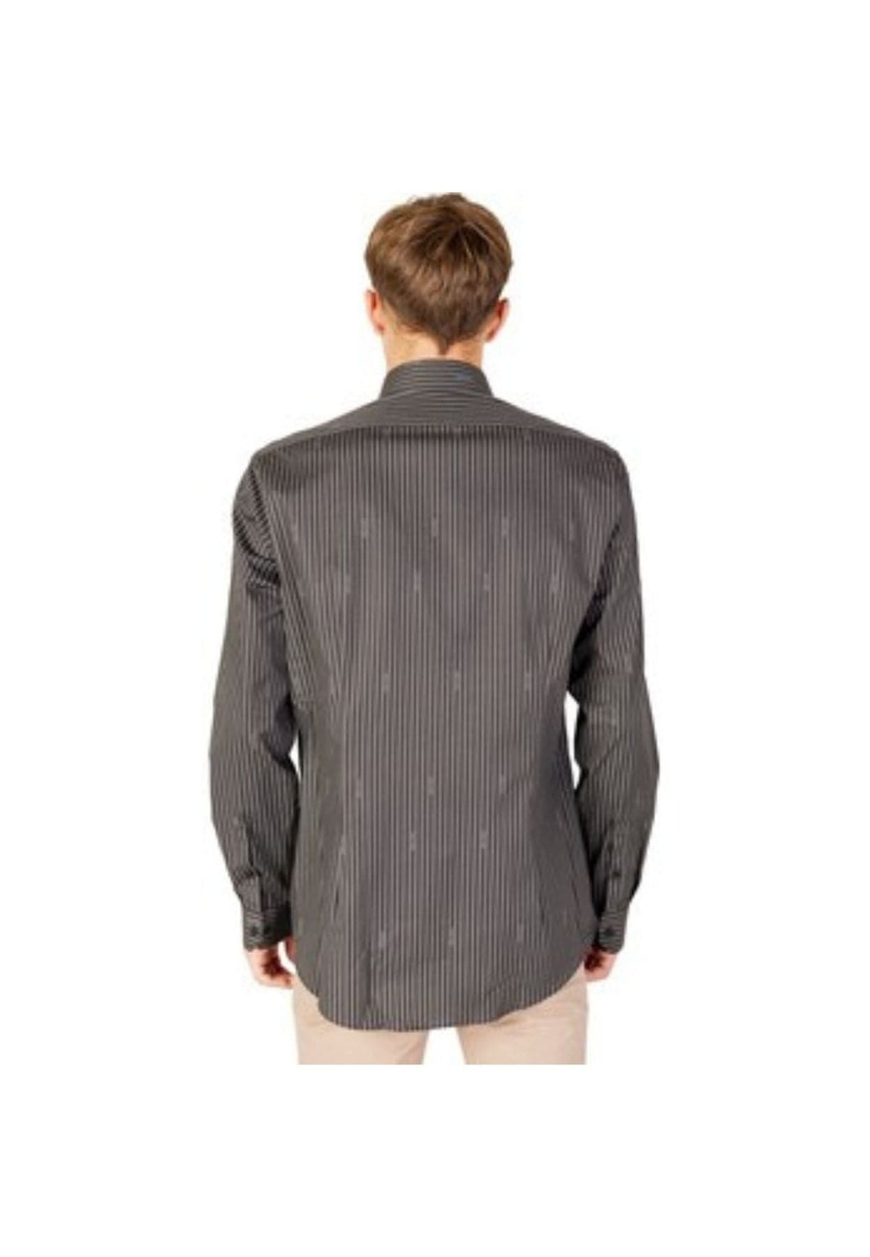 calvin klein CAMICIA TWILL LOGO STRIPE FITTED SHIRT da uomo in Camicie casual Drestige - Casamassima, commercioVirtuoso.it