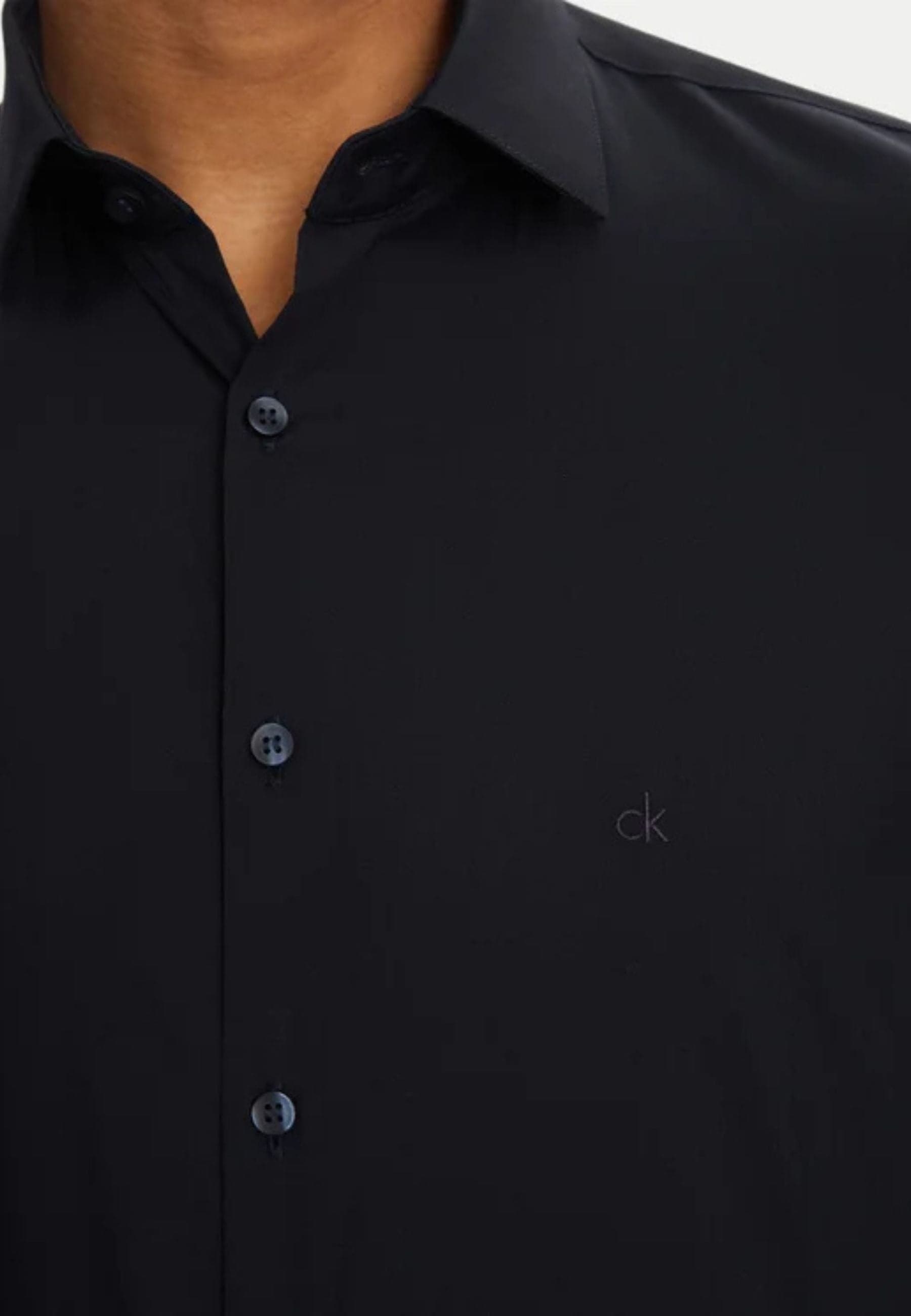 calvin klein CAMICIA LYOCELL SOLID SLIM SHIRT da uomo in Camicie casual Drestige - Casamassima, commercioVirtuoso.it