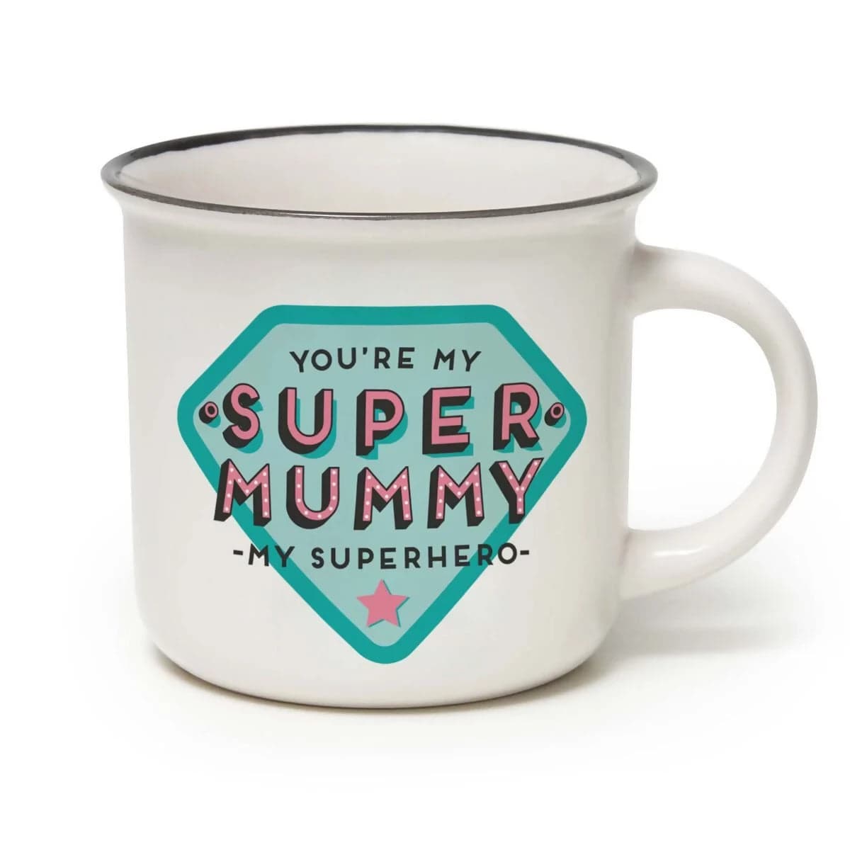 Tazza in Porcellana - Super Mummy - Cup-Puccino in Carta Cartoleria Deja Vu - Crotone, commercioVirtuoso.it