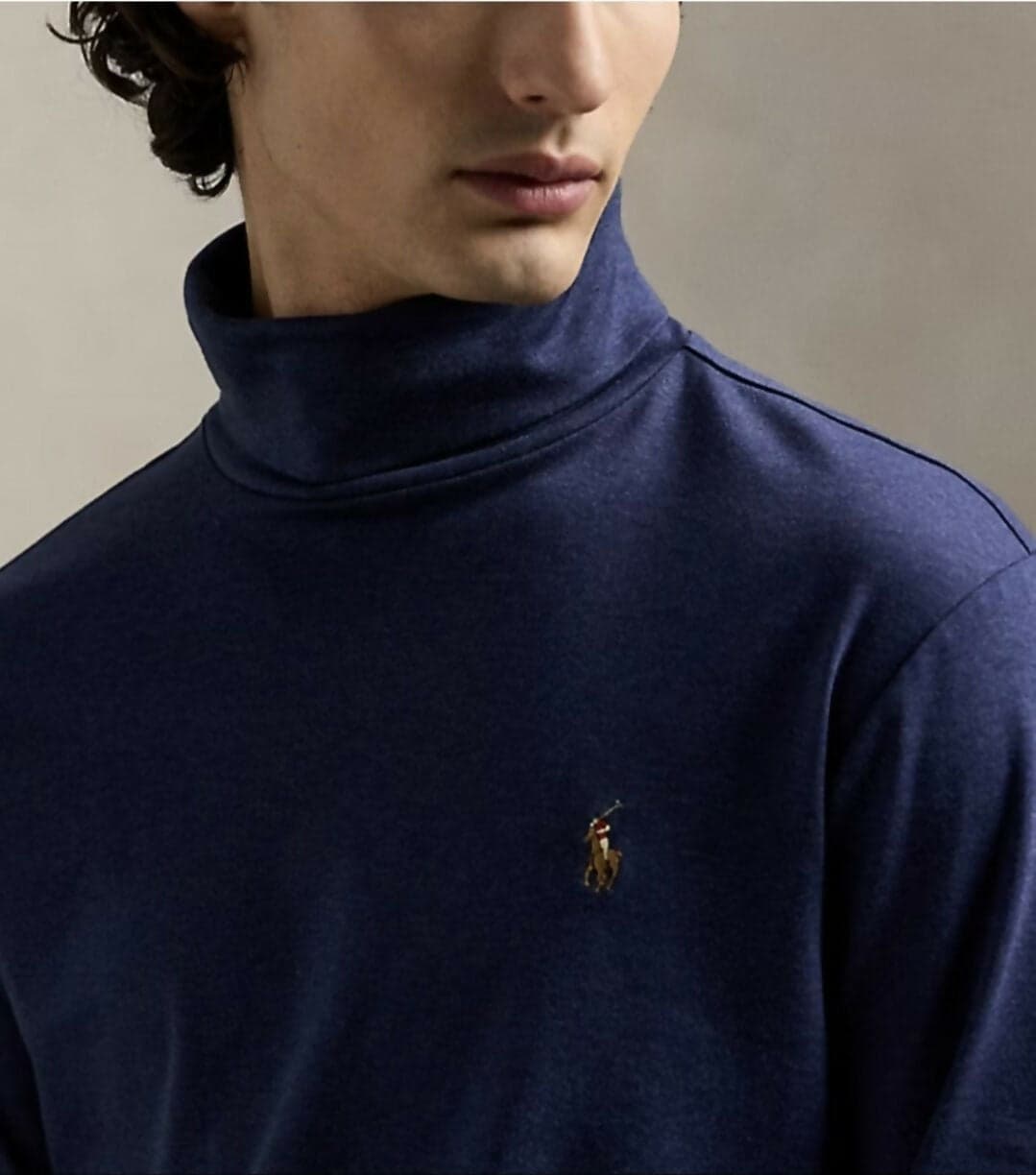 Polo Ralph Lauren Dolcevita Uomo in cotone SOFT COTTON ROLL NECK - Maglietta a manica lunga in Pullover senza maniche e gilet fatti a maglia Euforia - Bronte, commercioVirtuoso.it