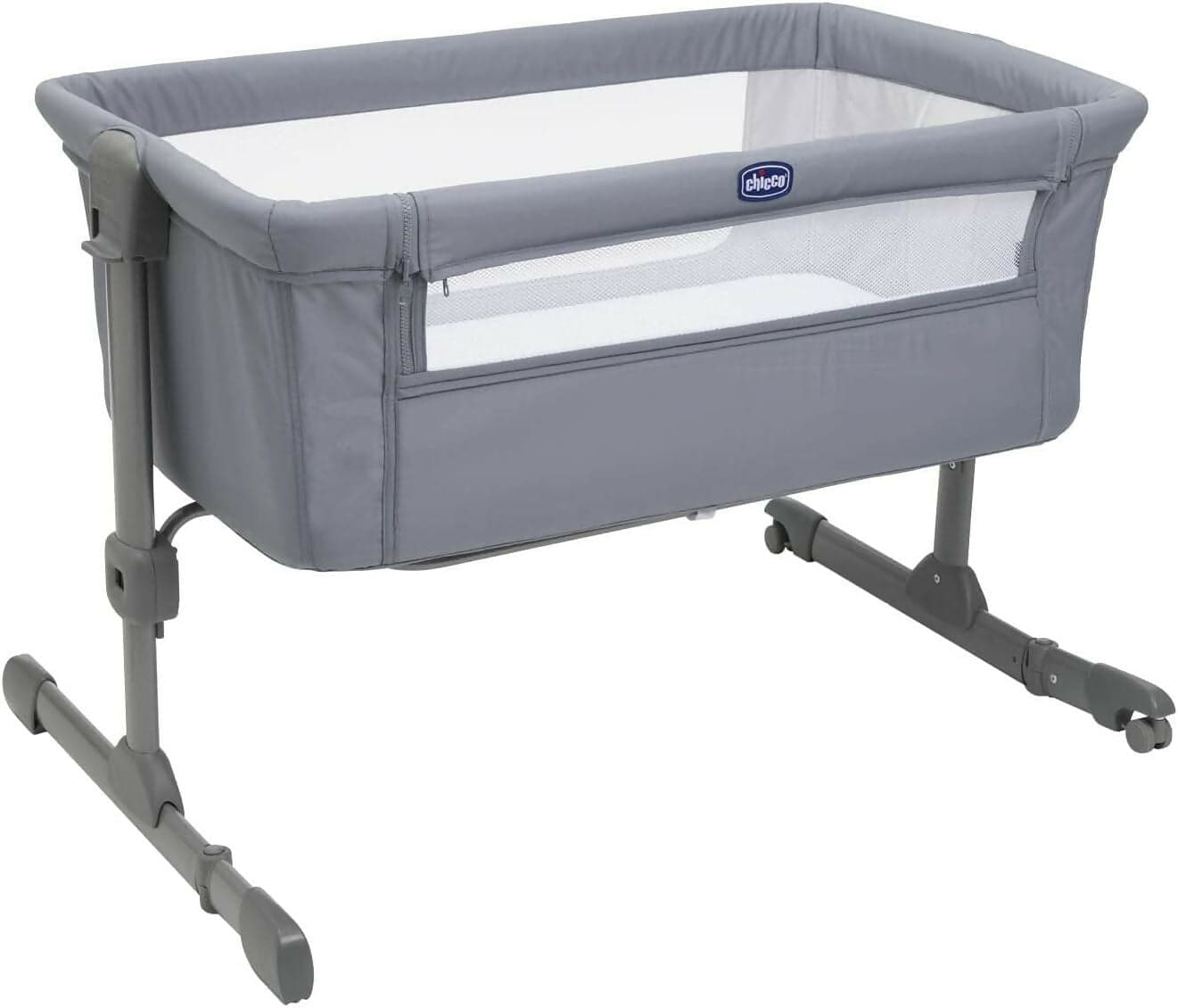 CHICCO Next2Me Essential - Culla Neonato, Compatibile Con Diversi Letti, Altezza Regolabile, Inclinabile, Buona Circolazione Dell'Aria, Materasso E Borsa Inclusi, Vari Colori Disponibili, Stone Re_Lux E Dove Re_Lux in Lettini da affiancare Sanitaria Gioia del Bimbo - Villa San Giovanni, commercioVirtuoso.it