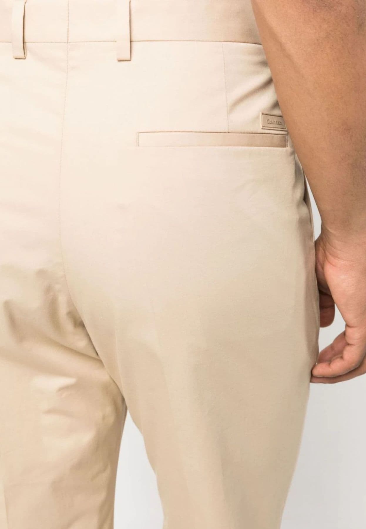calvin klein PANTALONE cotton seacell straight pants da uomo in Pantaloni Drestige - Casamassima, commercioVirtuoso.it