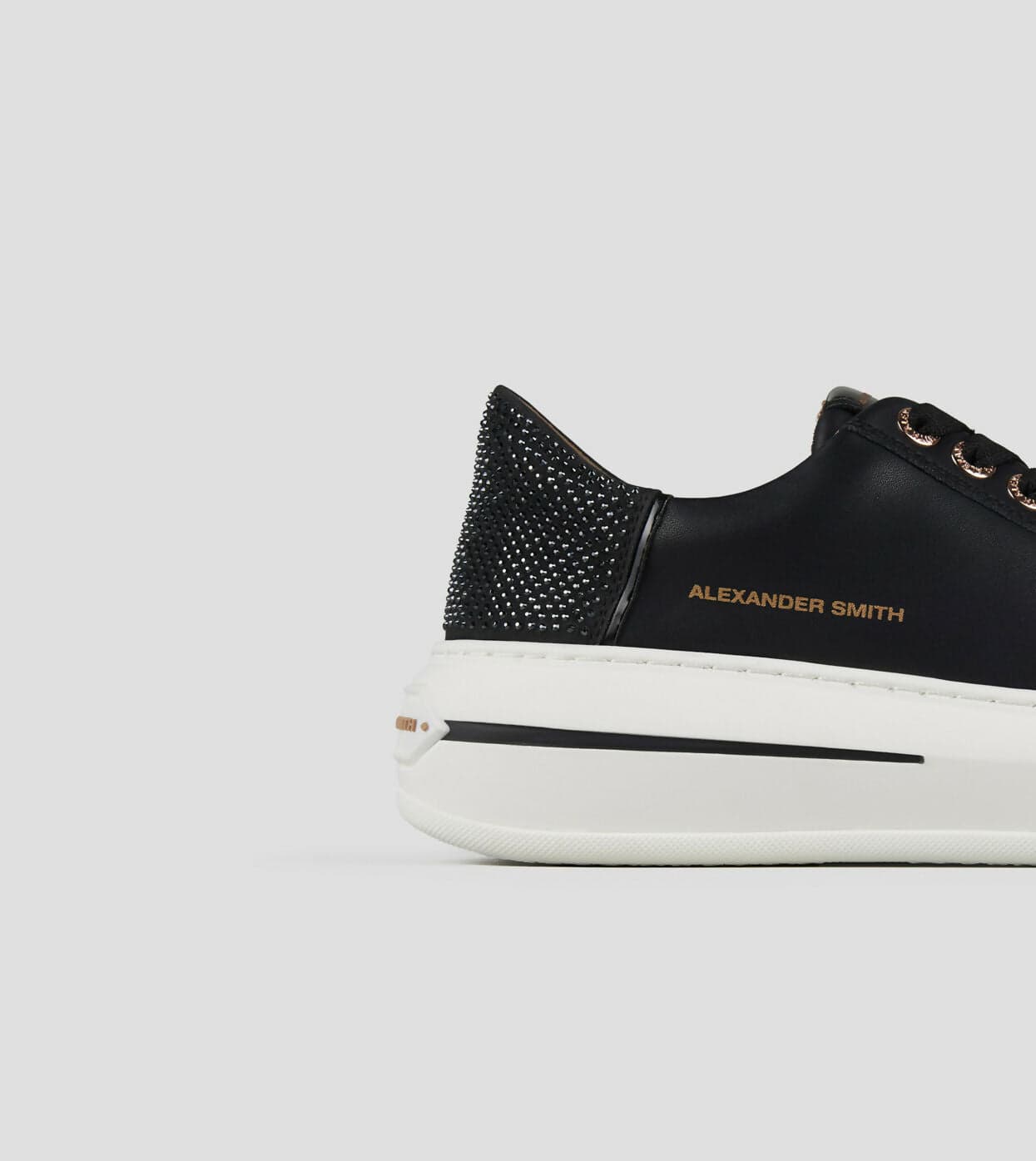 Alexander Smith Donna sneakers Lancaster in pelle nera in Sneaker casual Cantali Calzature - Randazzo, commercioVirtuoso.it