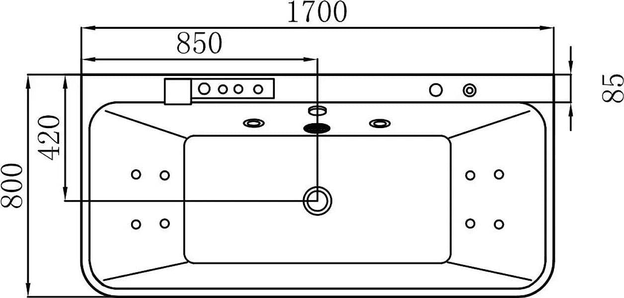 KARAG FANI - Vasca Idromassaggio Moderna Bianco Lucido - Shopbagno.it