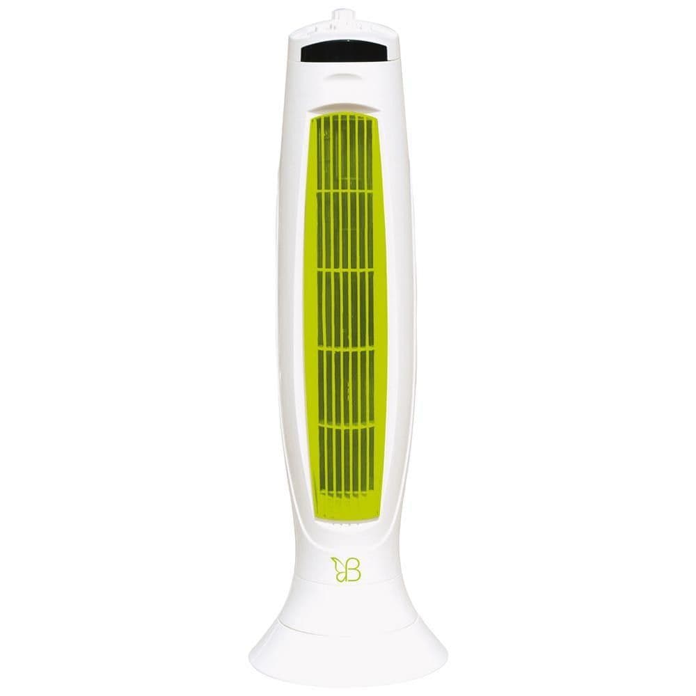 Ventilatore a torre 3 velocità, con timer 60 min e base rotante 45 w