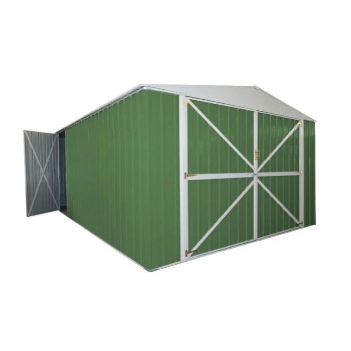 Box garage auto lamiera capanno in Acciaio Zincato 360x600cm x h2.32m - 346KG - 21,6mq in Capanni CarrelloDigitale.it - Seclì, commercioVirtuoso.it