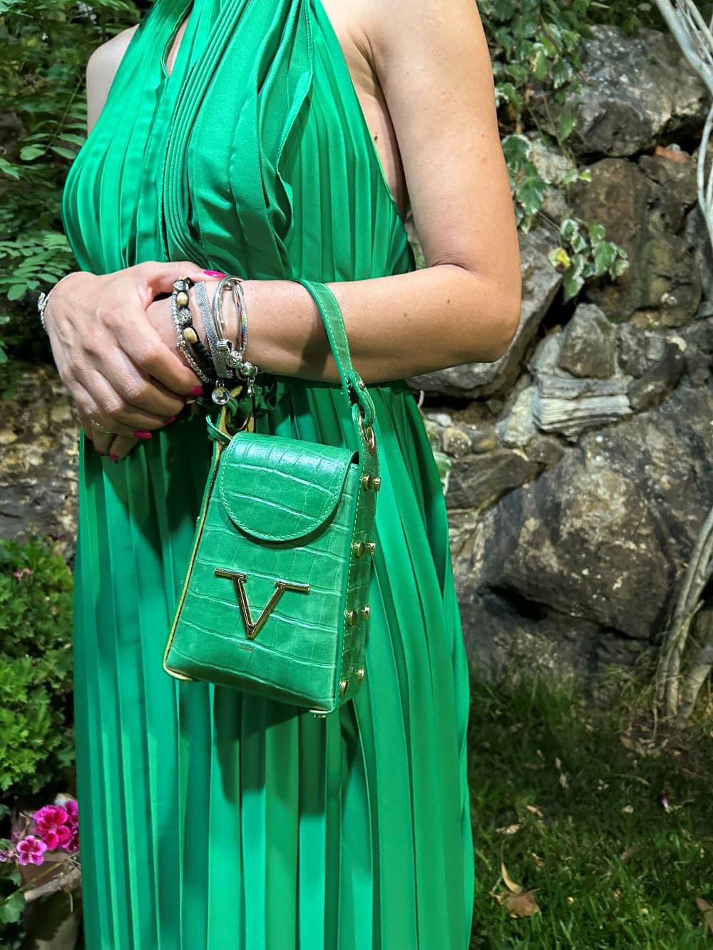 Versace borsa verde 
