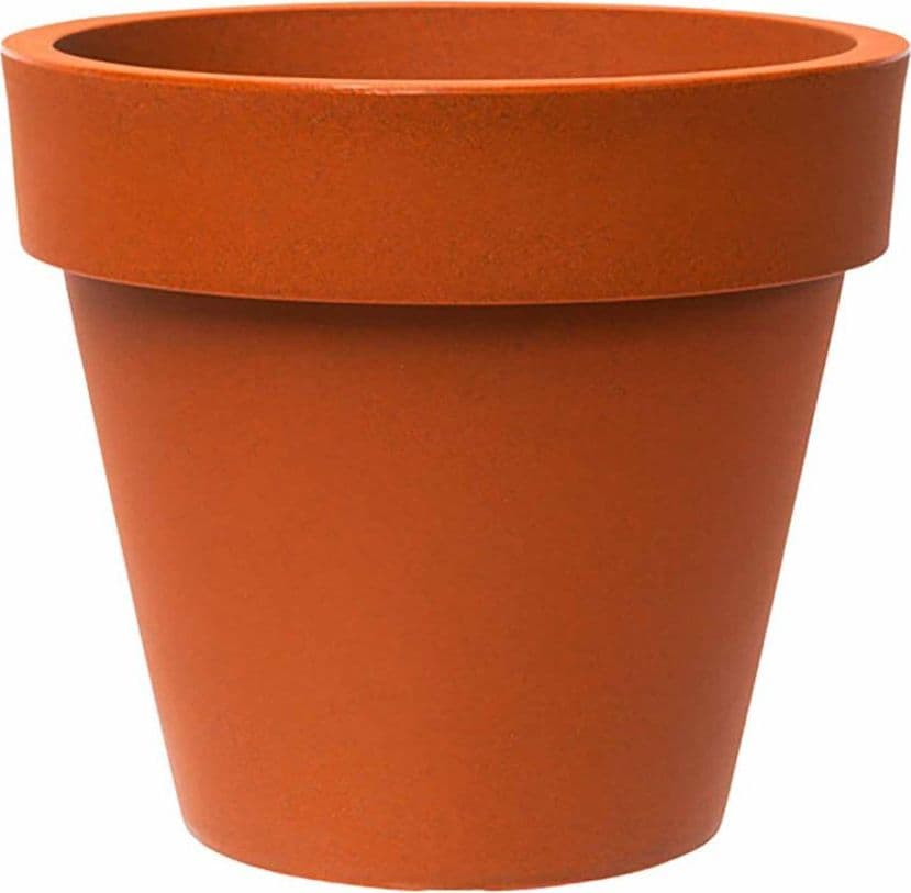 Vaso tondo "Standard One Essential" in plastica colorati da esterno e giardino per piante e fiori - 19