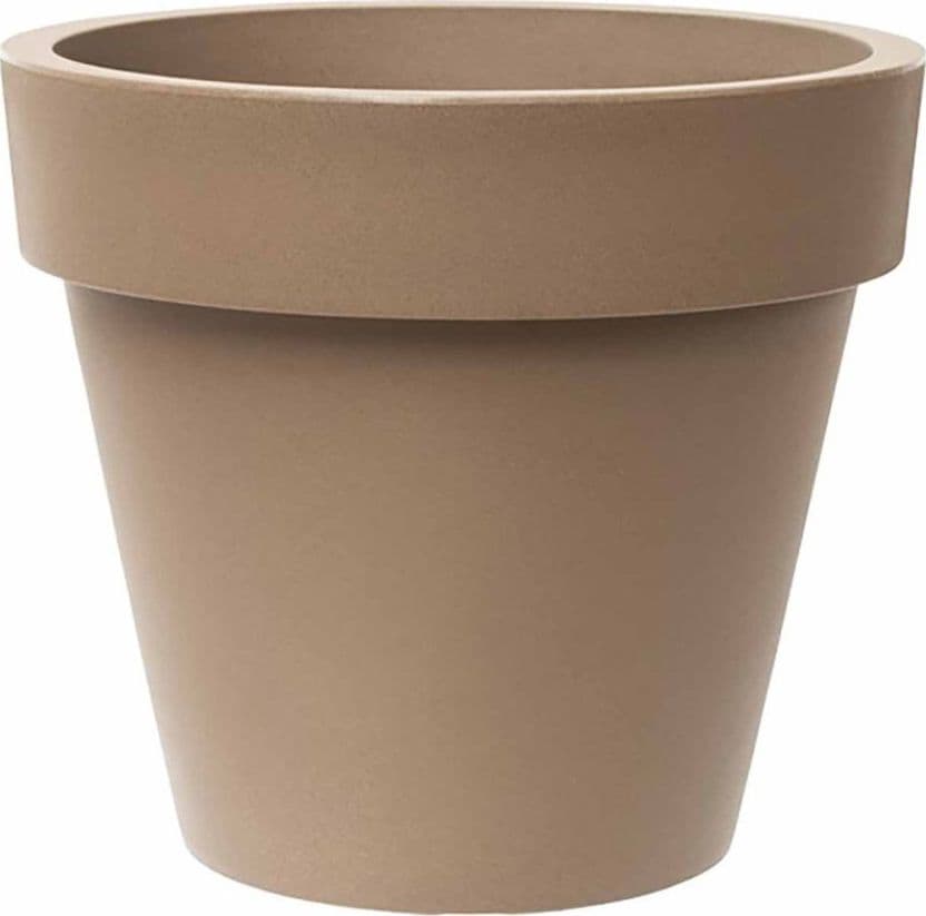 Vaso tondo "Standard One Essential" in plastica colorati da esterno e giardino per piante e fiori - 20