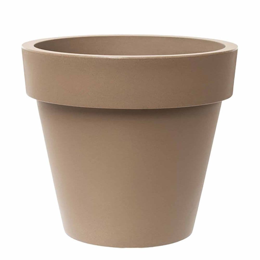 Vaso tondo "Standard One Essential" in plastica colorati da esterno e giardino per piante e fiori - 21