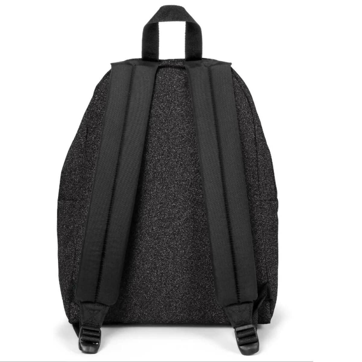 Zaino padded pak'r eastpak 24l - spark black glitter in Cartelle Cartoleria Deja Vu - Crotone, commercioVirtuoso.it