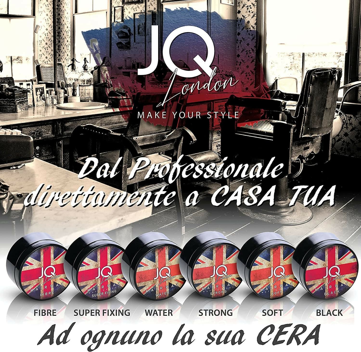Cera Capelli Uomo Professionale JoyQube Black – Cera Modellante Colorante Effetto Coprente Capelli Bianchi, Tenuta Media Opaca, Styling Naturale Profumato, Non Ungente, Made in Italy in Paste argille e cere Ricci Perfetti - Partinico, commercioVirtuoso.it