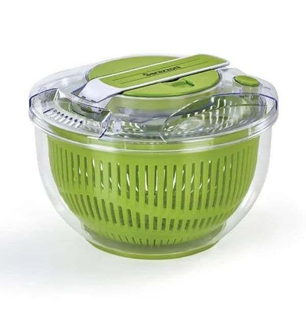 Centrifuga per insalata Barazzoni cestello trasparente alta resistenza diametro 25 centimetri lavabile in lavastoviglie in Centrifughe per insalata Puleo Casa - Palermo, commercioVirtuoso.it