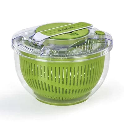 Centrifuga per insalata Barazzoni cestello trasparente alta resistenza diametro 25 centimetri lavabile in lavastoviglie in Centrifughe per insalata Puleo Casa - Palermo, commercioVirtuoso.it