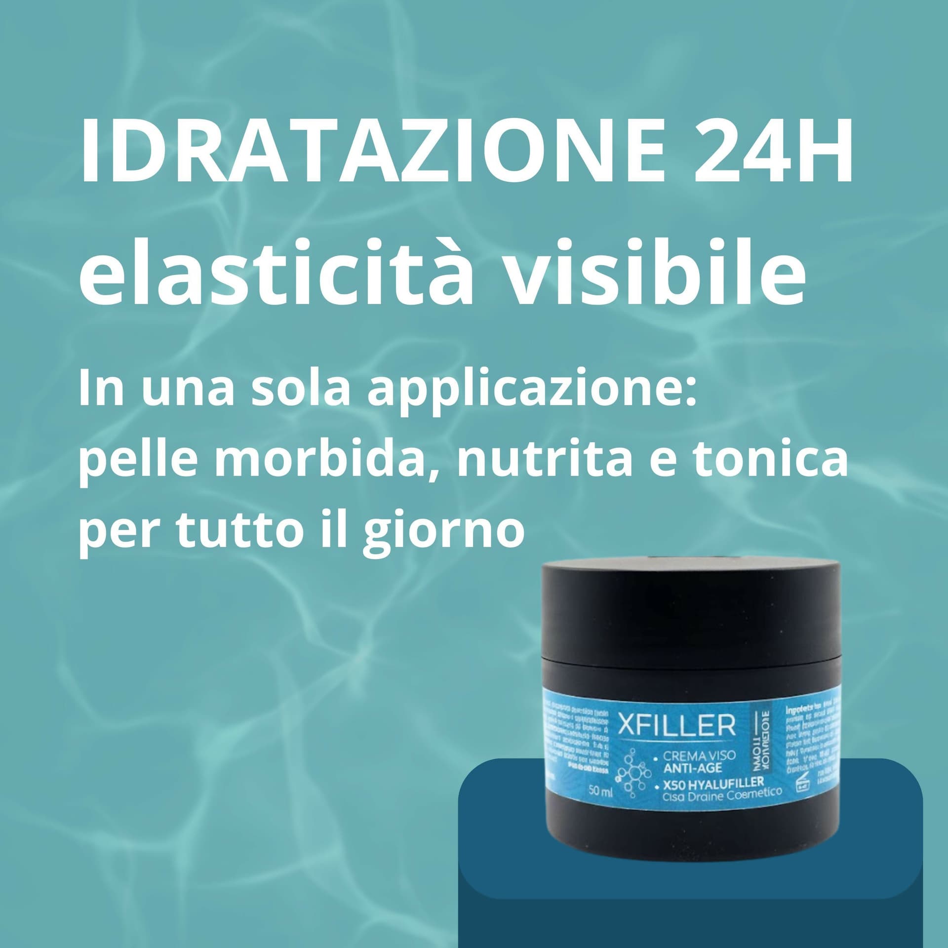 Xfiller - crema antirughe 100% naturale con x50 hyalufiller con drone cosmetico, arricchita con olio di mandorle dolci, burro di karitité, amamelide e olio di cocco pelle più giovane e luminosa 50ml in Trattamenti anti acne e anti macchie BasketGuru Italia - Palermo, commercioVirtuoso.it