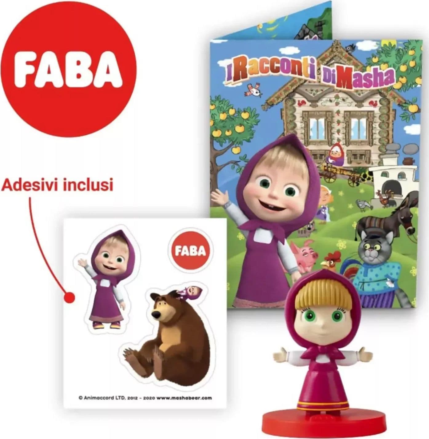 FABA i Racconti di Masha - storie e fiabe sonore - Personaggio Sonoro per Raccontastorie FABA - Statuina Sonora Interattiva per Bambini - RACCONTASTORIE NON INCLUSO in Libri interattivi Sanitaria Gioia del Bimbo - Villa San Giovanni, commercioVirtuoso.it