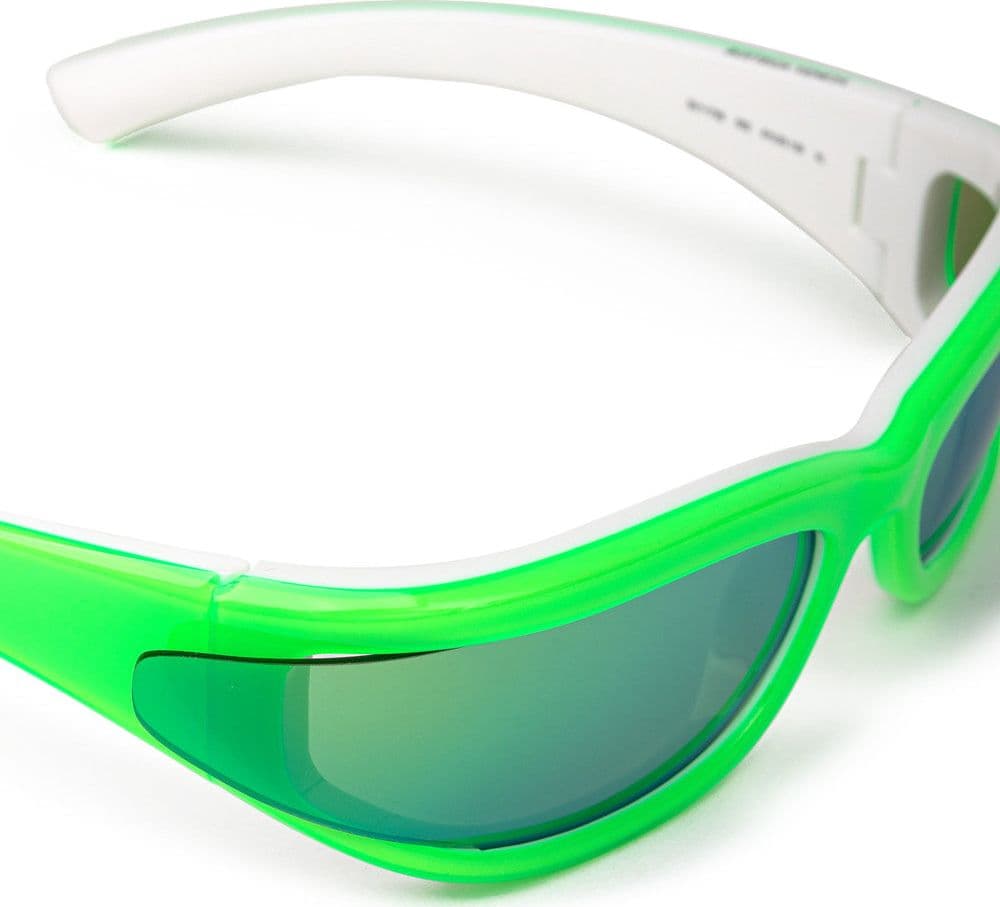 Bottega Veneta Occhiali da Sole in Acetato Verde Acido e Bianco da donna in Occhiali da sole Drestige - Casamassima, commercioVirtuoso.it