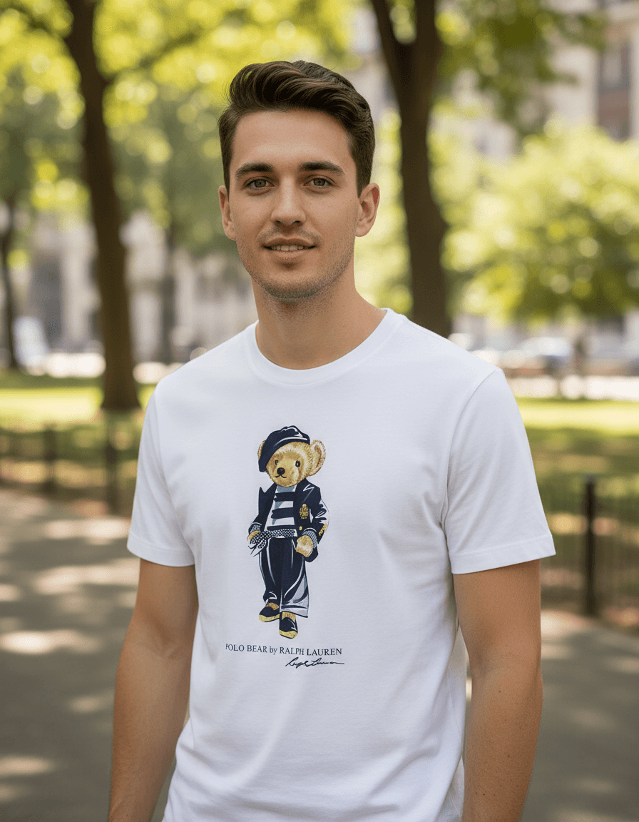Polo ralph lauren t-shirt donna polo bear slim-fit orsetto in T-shirt e top Euforia - Bronte, commercioVirtuoso.it