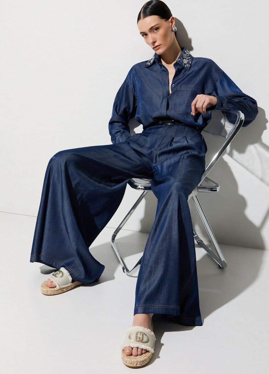 Liujo Donna Ciabatte con maxi logo in Ciabatte moda Cantali Calzature - Randazzo, commercioVirtuoso.it