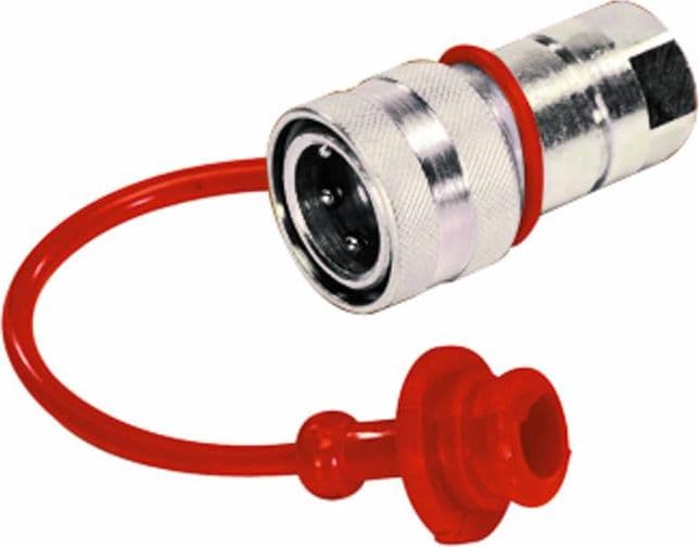 Tappo Parapolvere Rosso Innesti Femmina M3/8" confezione da 10 pezzi