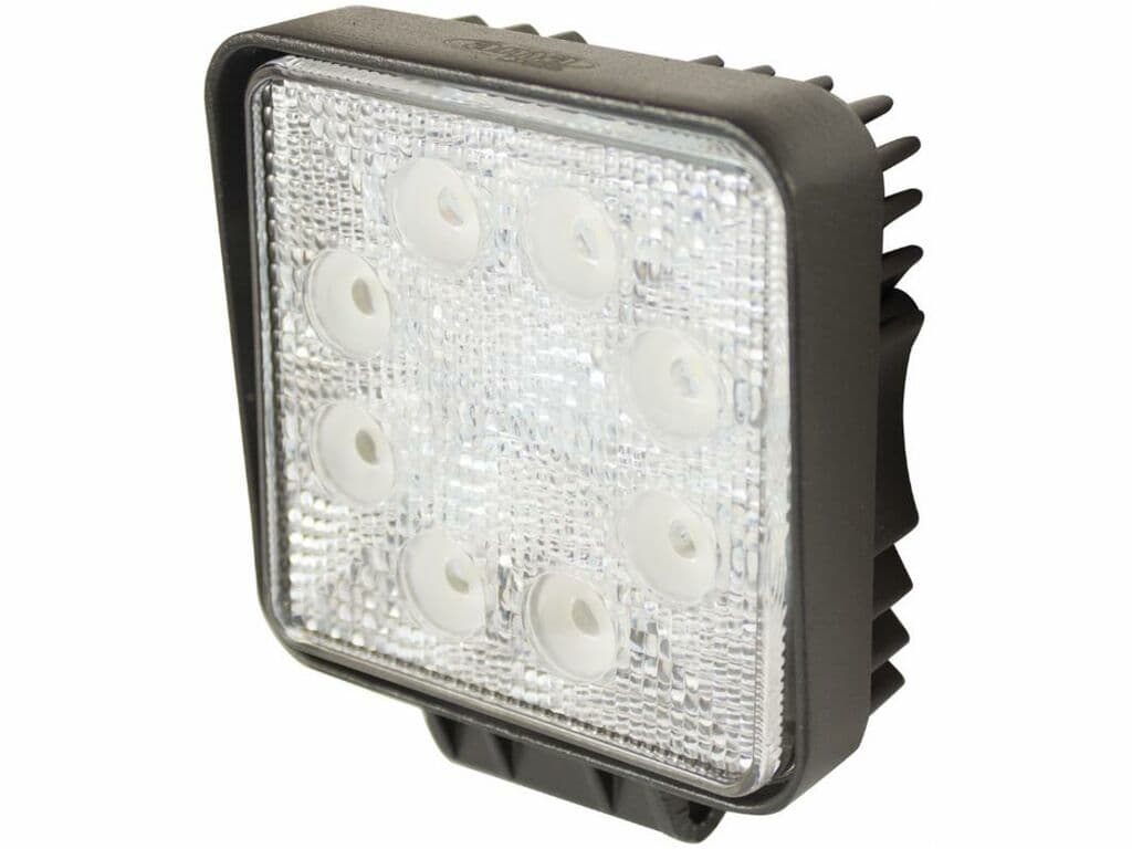 Faro da lavoro 8 LED quadrato ad ampio raggio 24W IP67 Confezione da 1pz in Fari supplementari GardenStore - Novellara, commercioVirtuoso.it