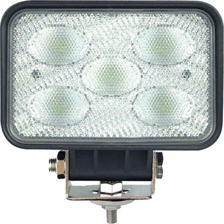 Faro da lavoro 5 LED CREE rettangolare ad ampio raggio 120° 50W IP67 e IP69K Confezione da 1pz in Fari supplementari GardenStore - Novellara, commercioVirtuoso.it