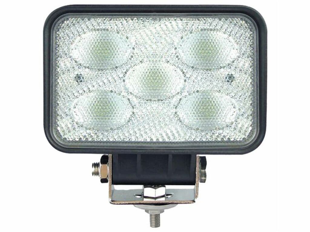 Faro da lavoro 5 LED CREE rettangolare ad ampio raggio 120° 50W IP67 e IP69K Confezione da 1pz in Fari supplementari GardenStore - Novellara, commercioVirtuoso.it