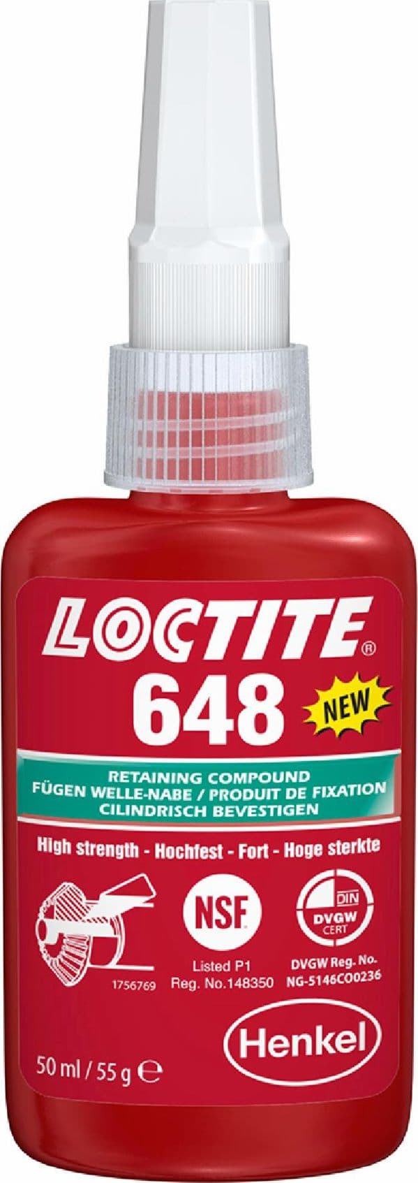 Loctite® 648 fissa boccole/bronzine 50ml