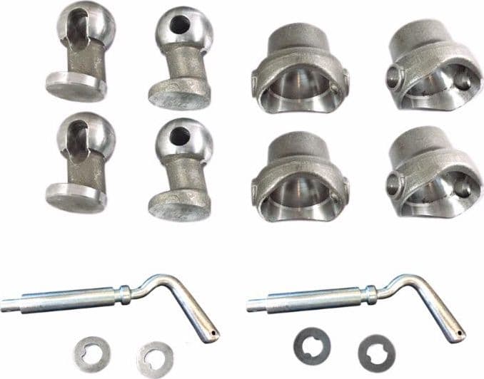 Kit chiocciole a più sfere per rimorchio Ø 60mm