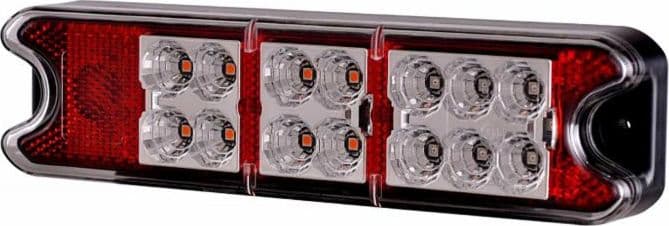 Fanale posteriore dx-sx a 18 LED 10-30V 191x49mm