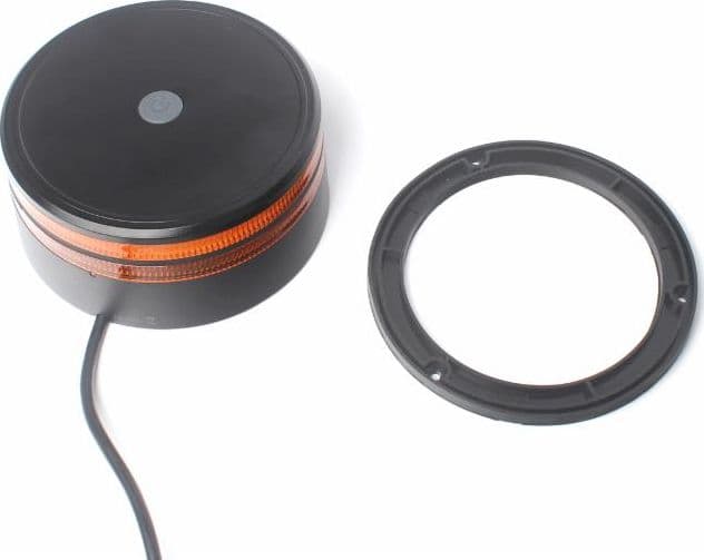Lampeggiante a 50 LED 12-24V 25W con doppia luminosità base piana in Lampadine per esterno GardenStore - Novellara, commercioVirtuoso.it