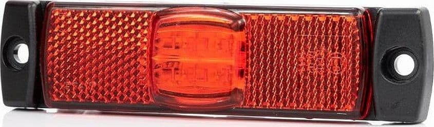 Fanale di ingombro a LED rosso 12-36V confezione da 2 pezzi