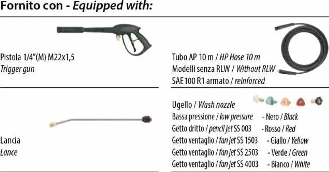 Idropulitrice ad alta pressione AR 1445 con motore Rato 600 L/h in Idropulitrici GardenStore - Novellara, commercioVirtuoso.it