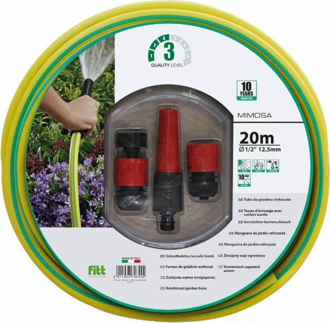 Tubo da giardino in PVC a 3 strati rinforzato diametro interno 1/2" in Autocategorizzazione GardenStore - Novellara, commercioVirtuoso.it