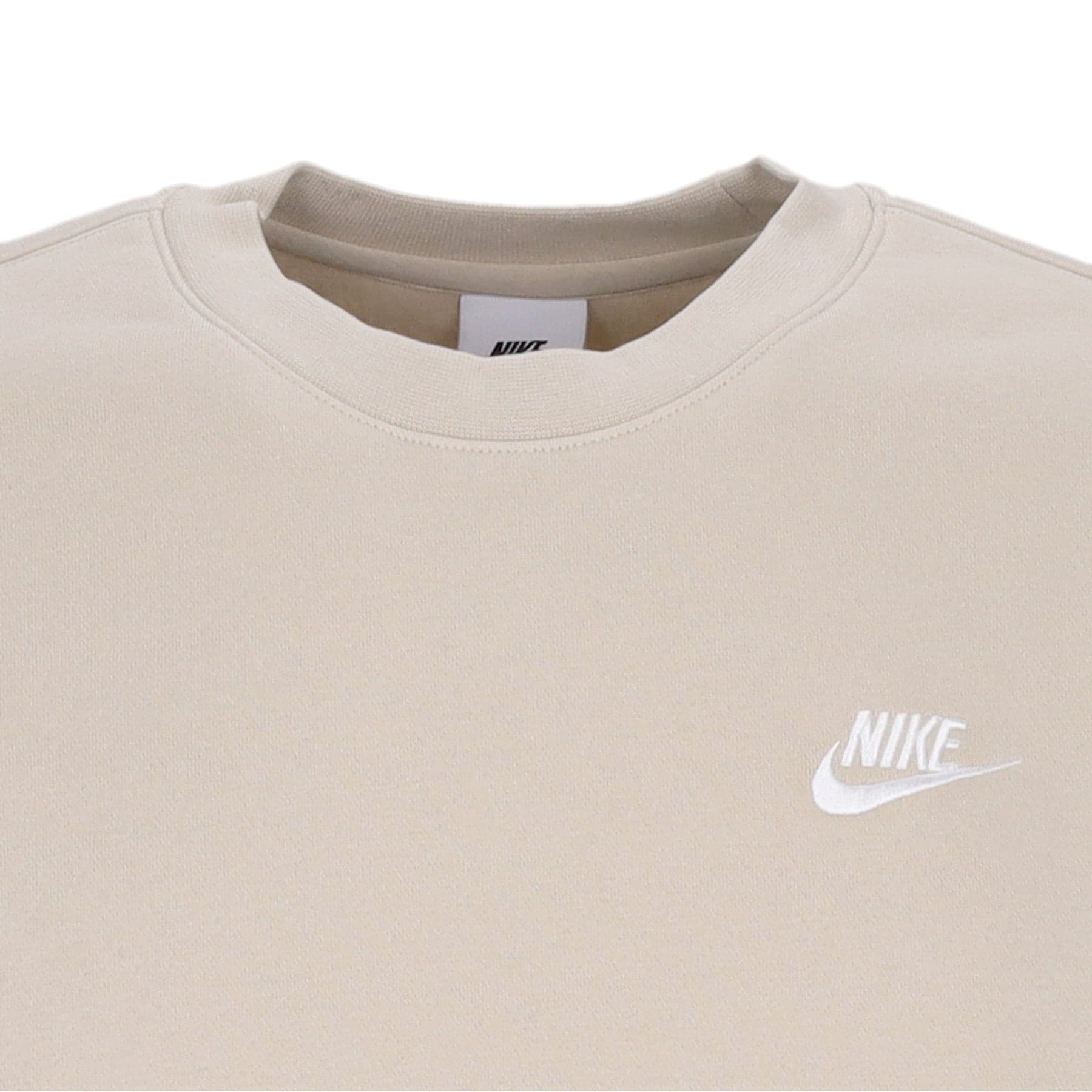 Nike Felpa Girocollo Uomo Club Crew Bb Rattan/white da uomo in Felpe senza cappuccio Drestige - Casamassima, commercioVirtuoso.it